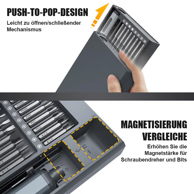 💥68 in 1 Mini Präzisions Elektroschraubendreher Set