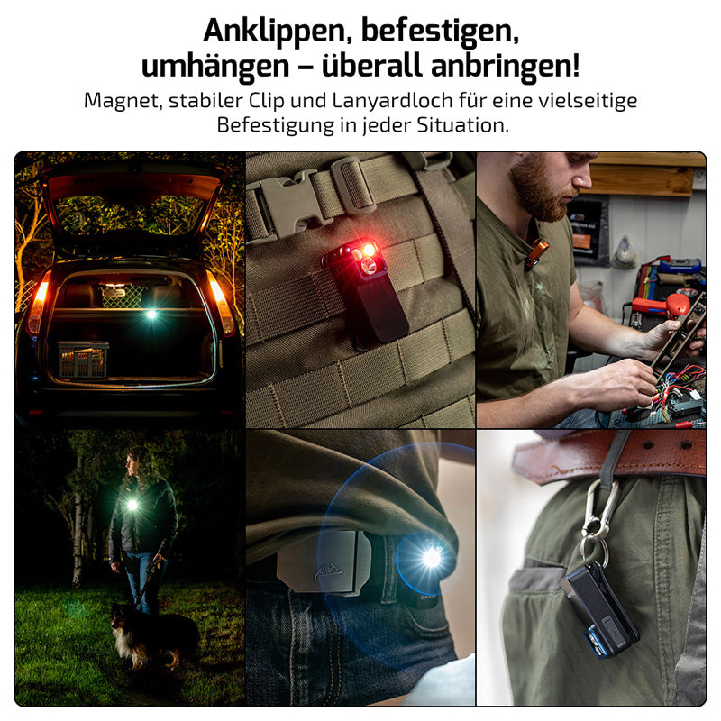 🔥Gratis versand 💯 Aufsteckbare Taschenlampe