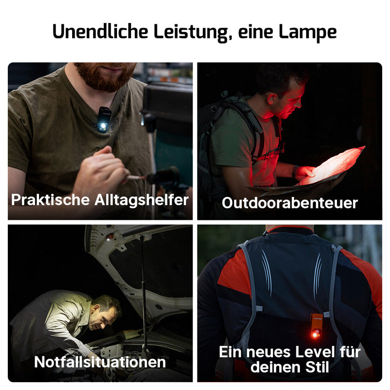 🔥Gratis versand 💯 Aufsteckbare Taschenlampe