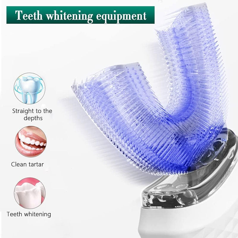 U-förmige, wetterfeste elektrische Zahnbürste – Bringen Sie Ihr Lächeln zum Strahlen! 🦷✨/U-förmige, aufhellende elektrische Zahnbürste