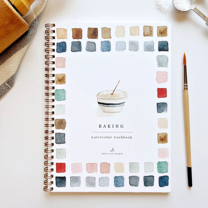 🔥MEGA-FRÜHLINGSVERKAUF🖼️Anfängerfreundlich💕 Aquarell-Arbeitsbuch