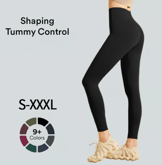 🔥Formende Trainings-Leggings mit hoher Taille und Bauchkontrolle