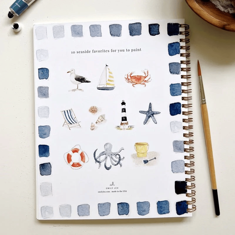 🔥MEGA-FRÜHLINGSVERKAUF🖼️Anfängerfreundlich💕 Aquarell-Arbeitsbuch